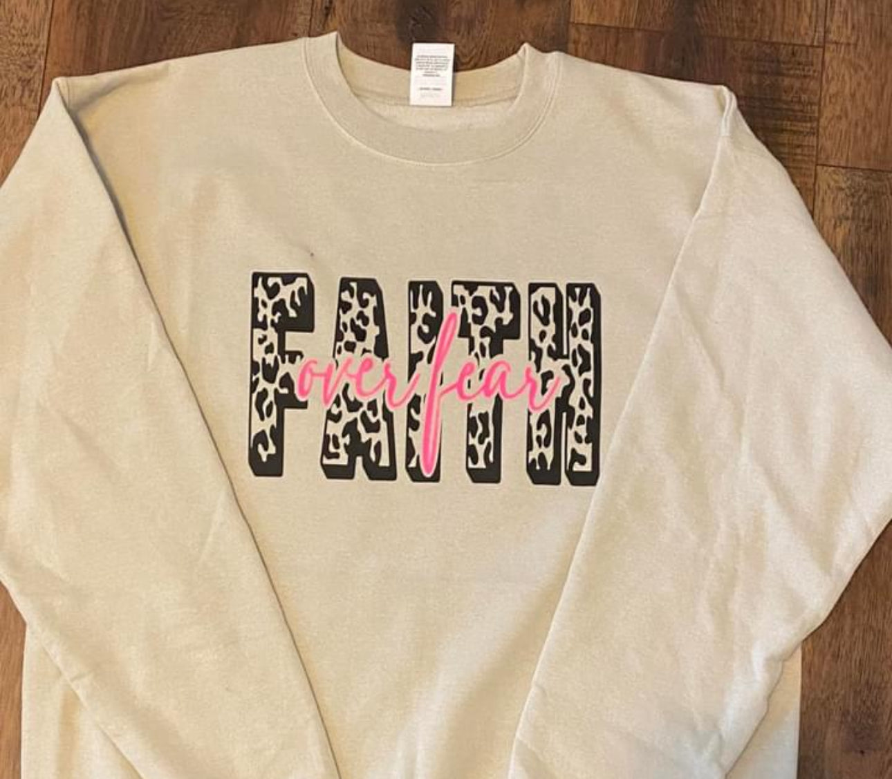 Cheetah Print Faith over Fear