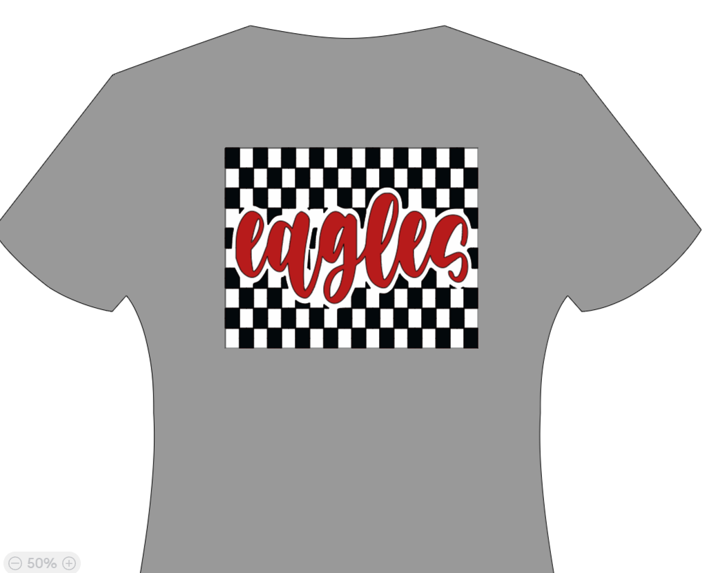 Eagles Checkered Design